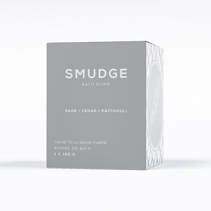 sage bath bomb by bare skin bar in grey box