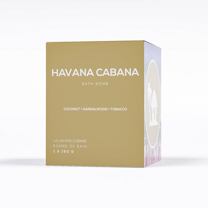 tropical scented bath bomb by bare skin bar