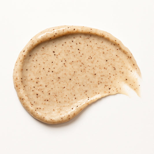 foaming coffee scrub texture